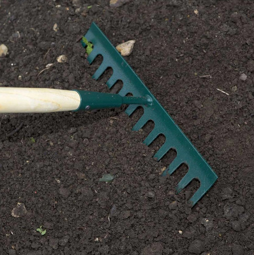 Wilkinson Sword - Carbon Steel Garden Rake (150cm)