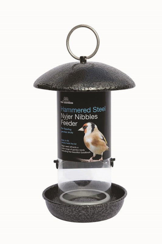 Tom Chambers - Hammered Steel Nyjer Seed Feeder