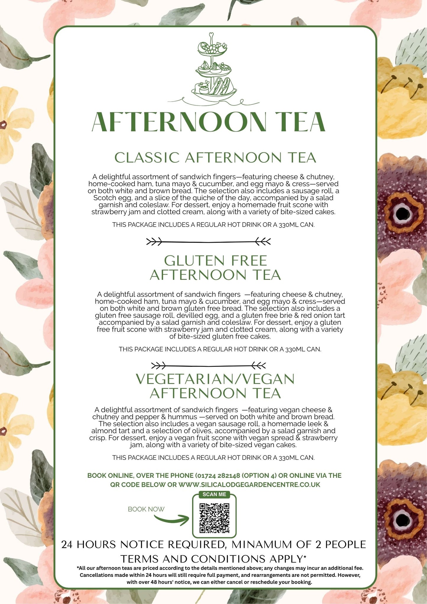Adult Afternoon Tea | from £17.50 Classic - £17.50