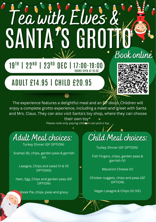Tea with Elves 2025 Adult £14.95 | Child £20.95