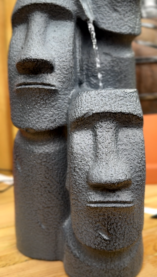 Easter Island Falls Solar Powered - Water Feature