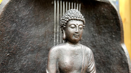 Buddha Battery and Solar Powered - Water Feature