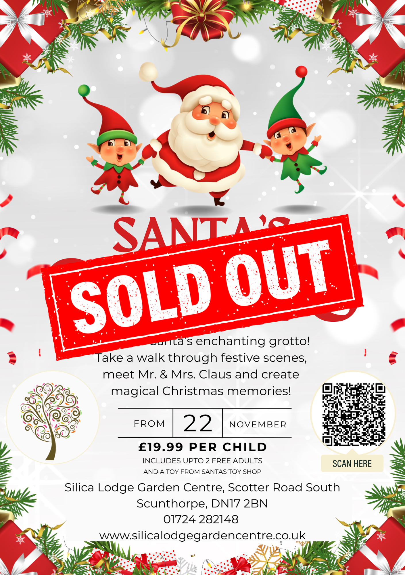 Santa's Grotto Walk through Experience