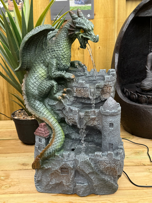 Castle & Dragon - Water Feature