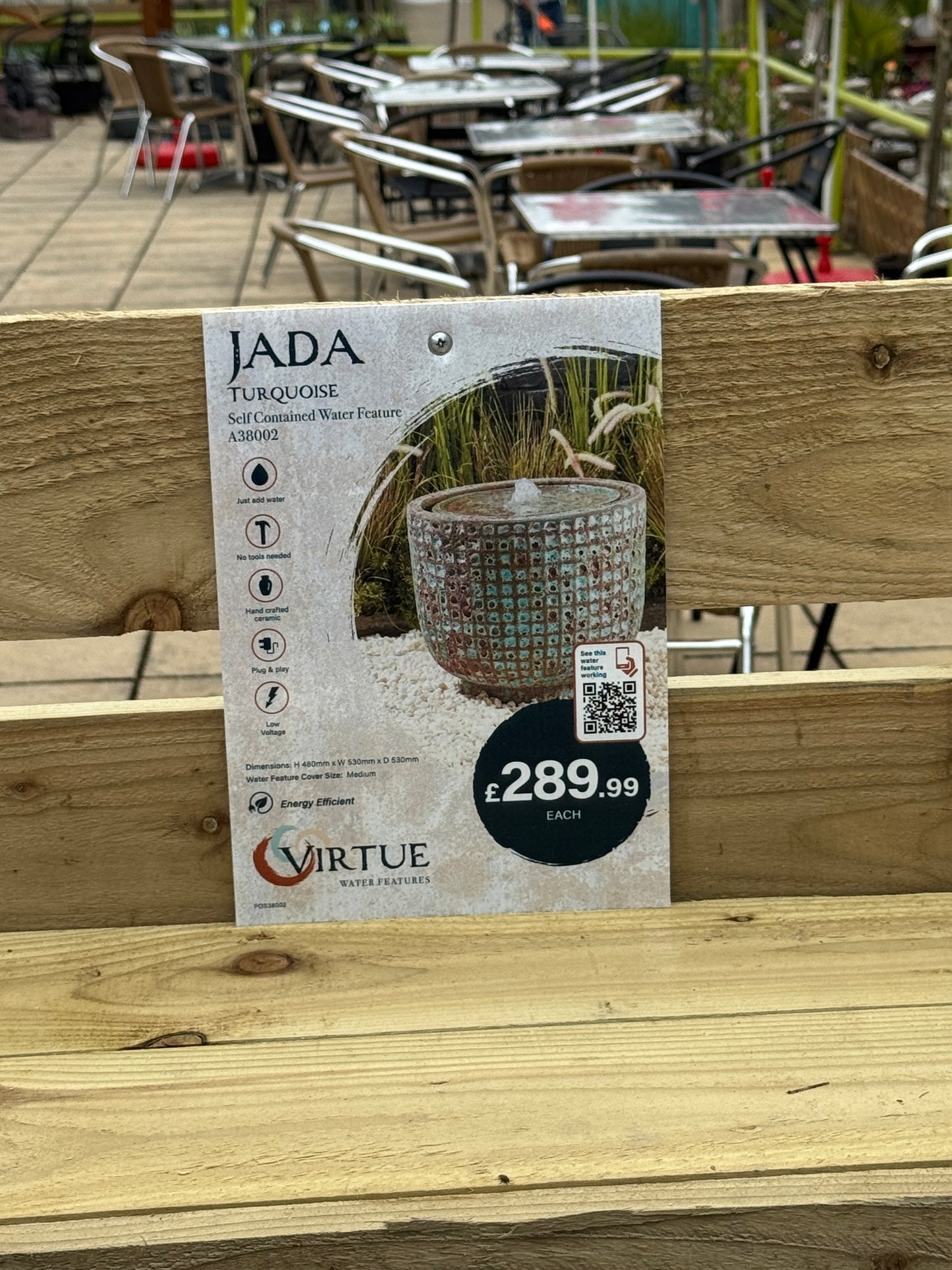 Jada Turquoise Self contained - Water Feature
