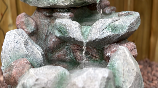 Natural Stone Tiered - Water Feature