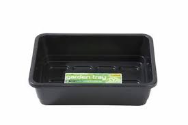 Mini Garden Tray Black Without Holes