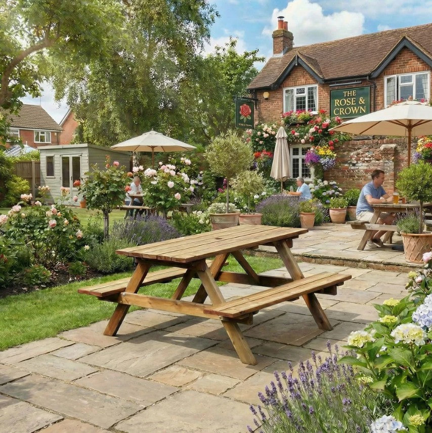 Charles Taylor - Gold Series Picnic Table (6 Seater)