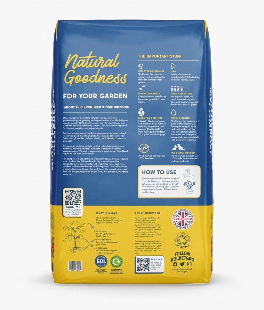 Rocketgro - Multi-Purpose Compost - 20L