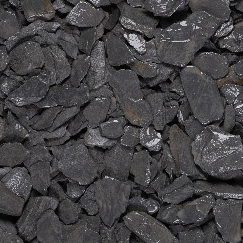 Black Slate Chippings - 40mm - 20kg