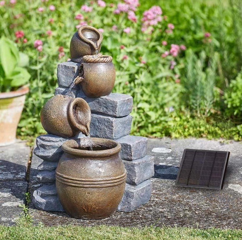 Pot Falls Hybrid Power - Water Feature