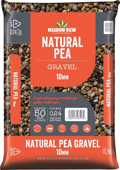 Natural Pea Gravel - 10mm - 20kg