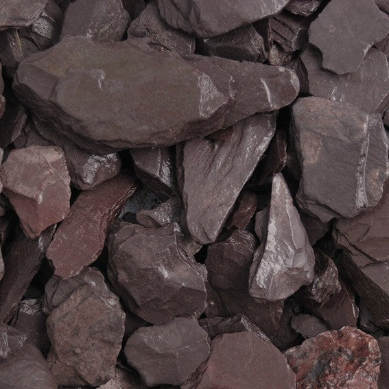 Plum Slate Chippings - 40mm - 20kg