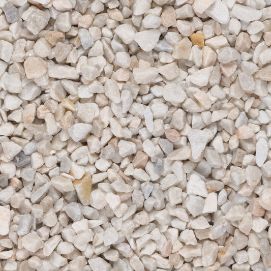 Arctic White Chippings - 20mm - 20kg