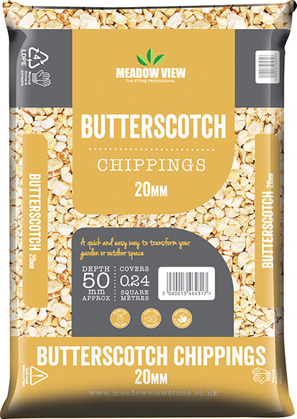 Butterscotch Chippings - 20mm - 20kg