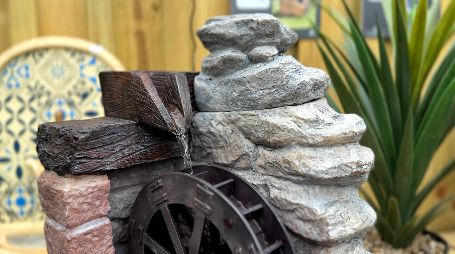 Solar Powered Haywood Mill - Water Feature