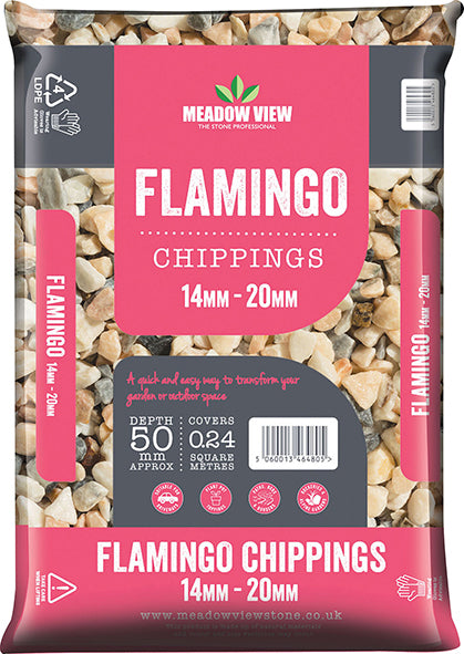 Flamingo Chippings - 14mm - 20mm - 20kg