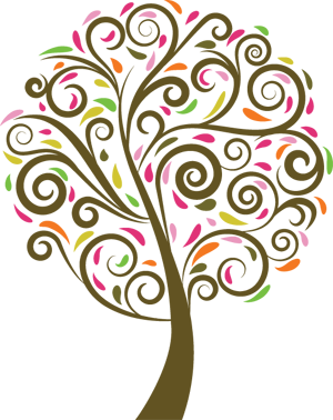 Silica Lodge Garden Centre tree logo