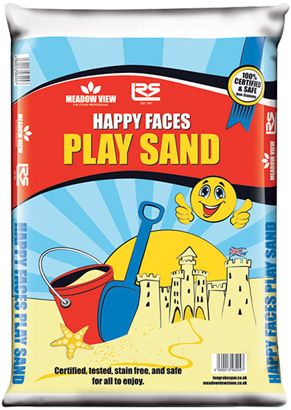Happy Faces Play Sand - >1mm - 20kg