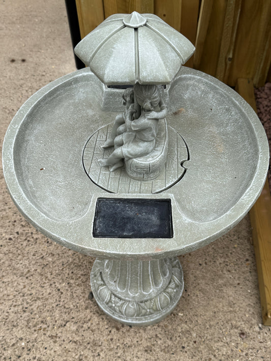 Solar Powered Umbrella - Water Feature