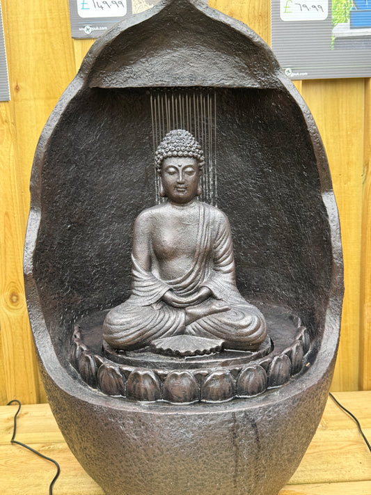 Buddha Battery and Solar Powered - Water Feature