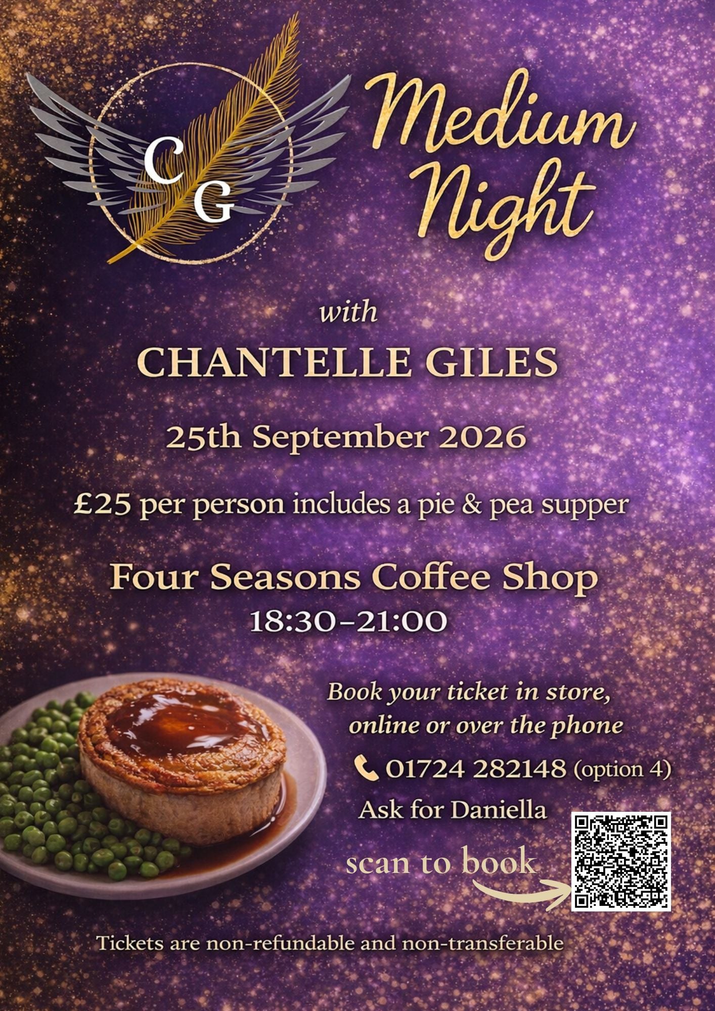 Mediumship Night with Chantelle Giles - 25th September 2026