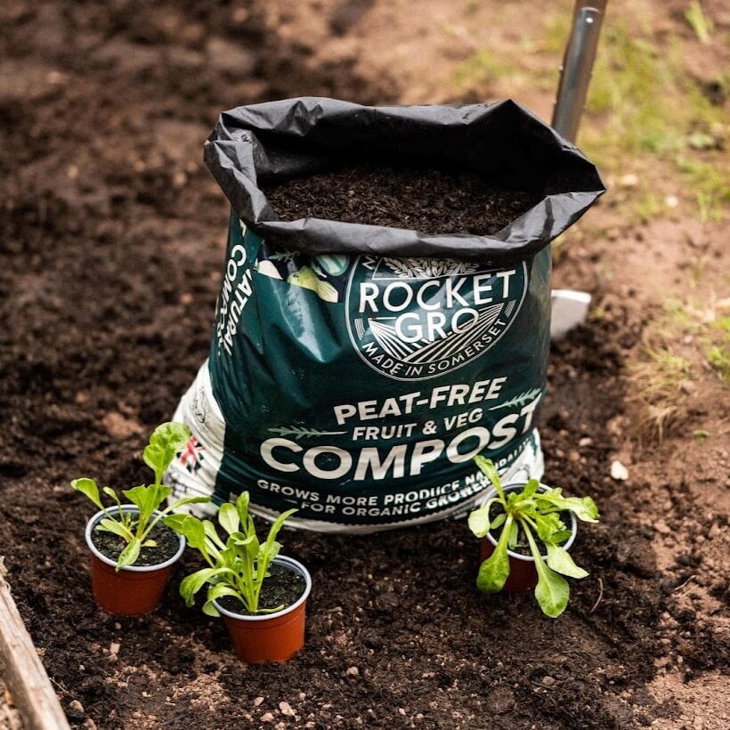 RocketGro Peat-Free Fruit & Veg Compost - 40L