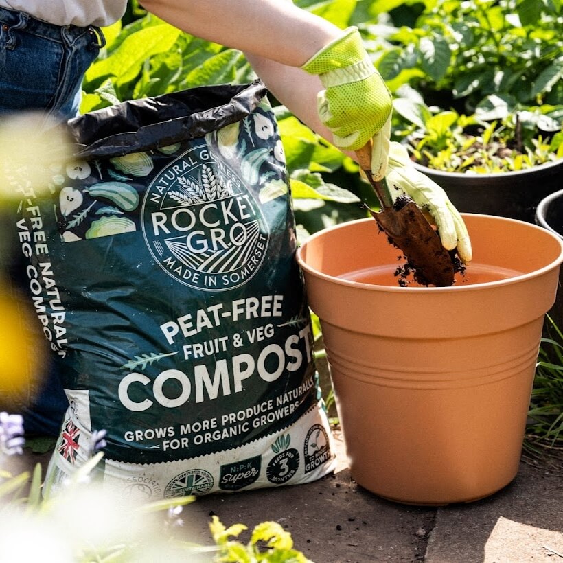 RocketGro Peat-Free Fruit & Veg Compost - 40L