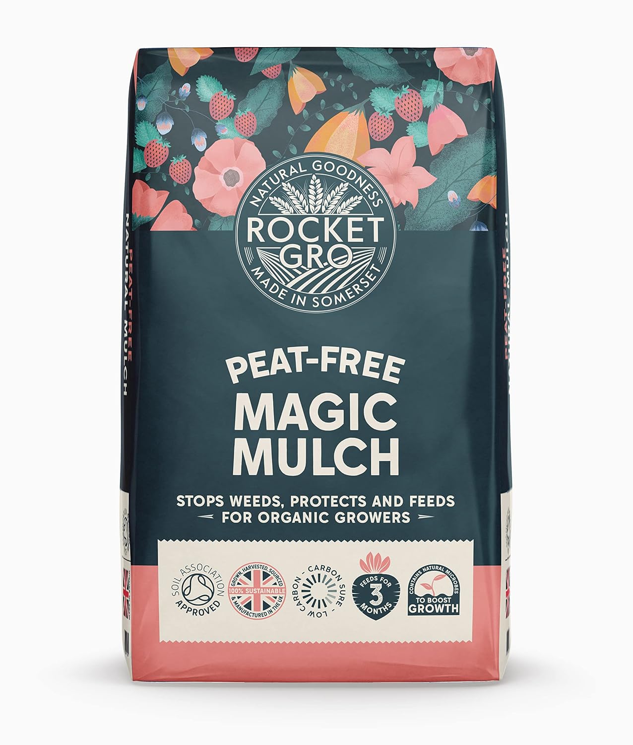 Peat free magic mulch bu rocket gro in 50Litre bag - soil improver