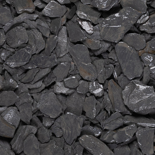 Black Slate Chippings - 40mm - 20kg