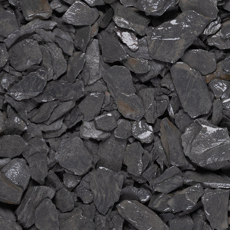 Black Slate Chippings - 40mm - 20kg