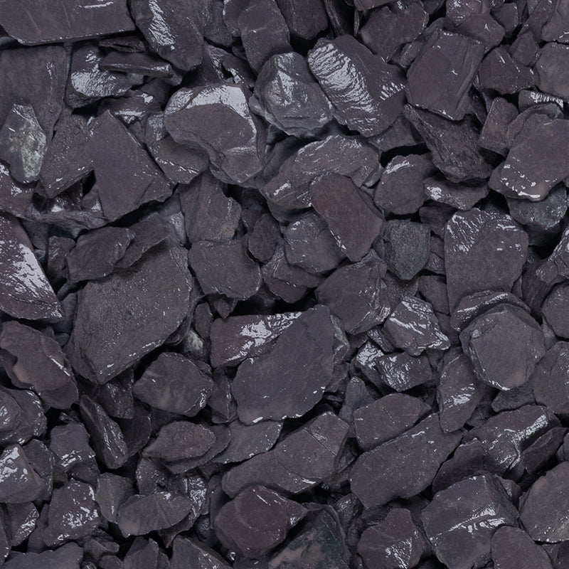 Plum Slate Chippings - 40mm - 20kg