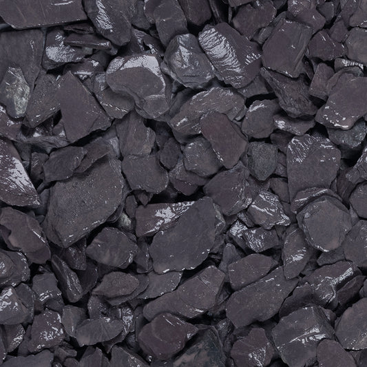 Plum Slate Chippings - 40mm - 20kg