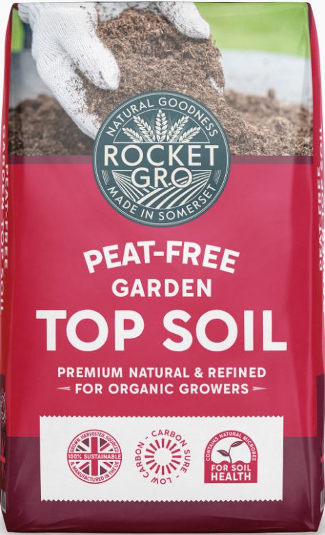 RocketGro Peat-Free Garden Top Soil - 20L