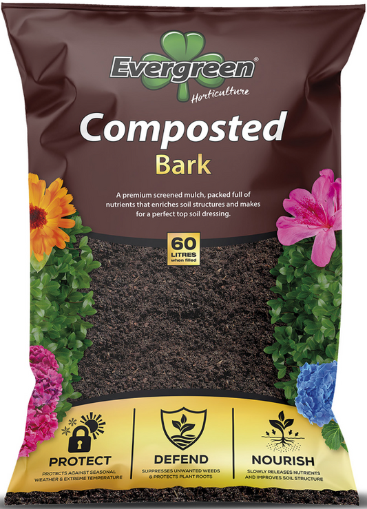 Evergreen Composted Bark - 60L