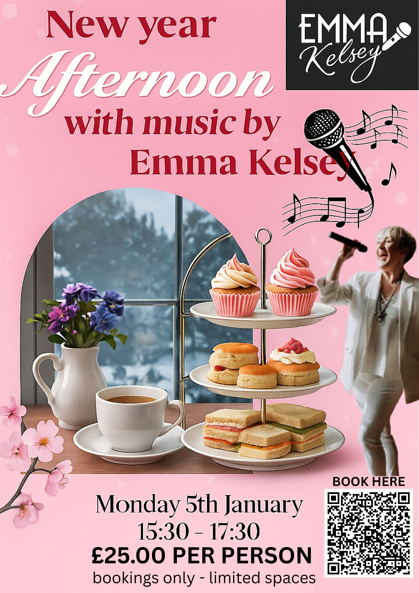 Afternoon Tea with Music by Emma Kelsey - 5th January 2026